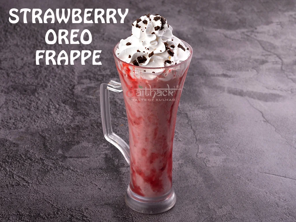 Strawberry Oreo Frappe